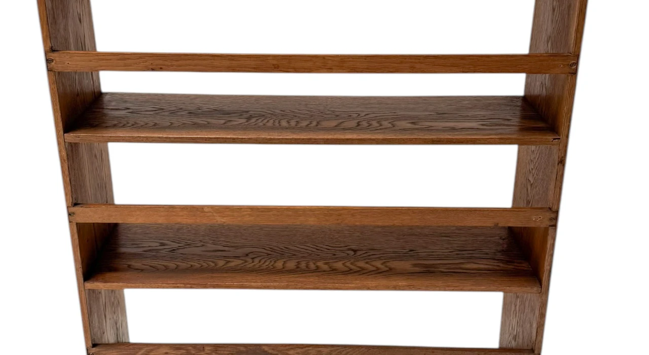 Art Deco Modernist Open Bookcase by P.E.L. Izeren for De Genneper Molen, 1920s